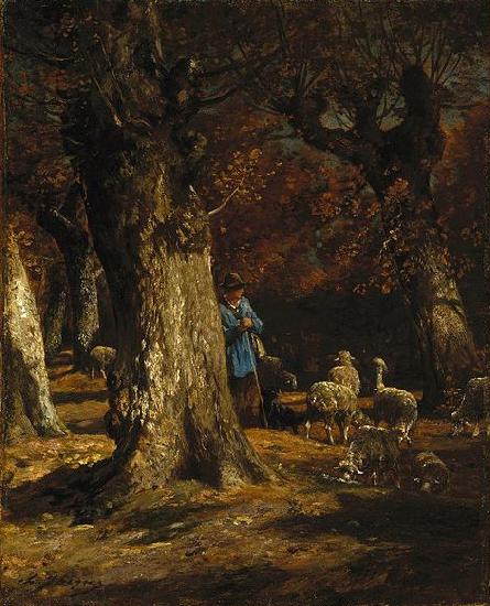 Charles Jacque The Old Forest China oil painting art